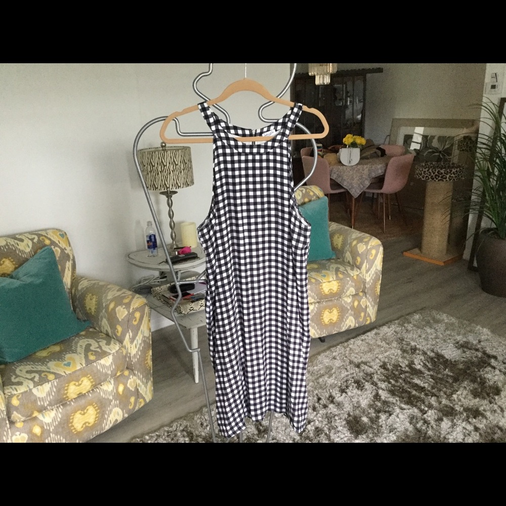 Splendid checked sun dress